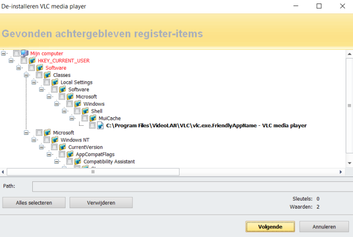 Register-items Revo Uninstaller